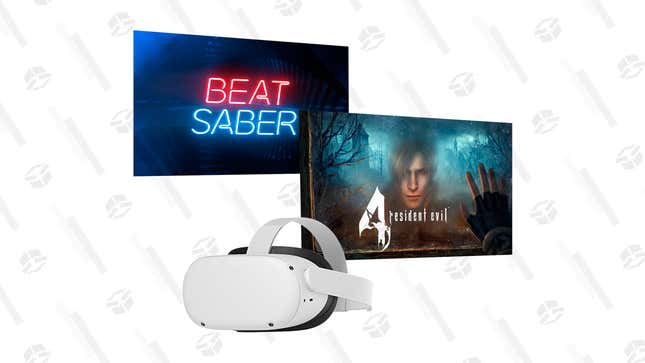   Meta Quest 2 (128GB) + Beat Saber + Resident Evil 4 | $349 | Amazon 