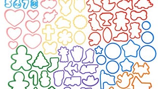 Wilton Cookie Cutters Set, 101-Piece — Alphabet, Numbers...