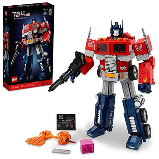 Image for article titled Unleash Your Inner Autobot with 15% Off the LEGO Icons Optimus Prime