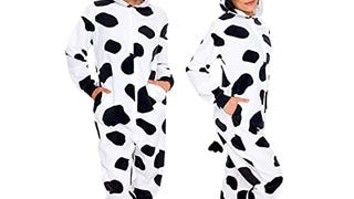 Slim Fit Adult Onesie - Animal Halloween Costume - Plush...