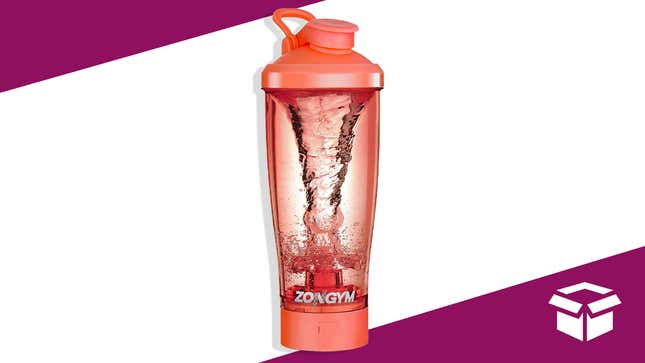 Image for article titled Save Over 50% on This Electric Protein Shaker Bottle and Finish Your Workout Strong