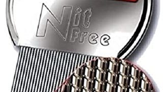 Nit Free Terminator Comb, Professional Stainless Steel...