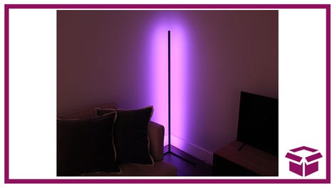 Minimalist LED Corner Floor Lamp