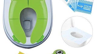 Travel Portable Folding Potty Training Toilet Seat Cover,...