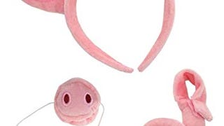 elope Pig Ears Headband Nose and Tail Costume Kit...