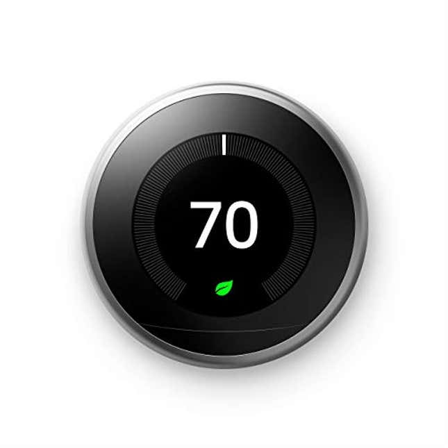 Image for article titled Upgrade to Efficiency: Google Nest Learning Thermostat is 20% Off for Prime Day
