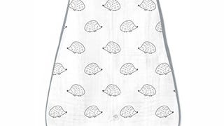 SwaddleDesigns Cotton Muslin zzZipMe Sleeping Sack, Wearable...