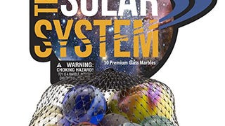 Mega Marbles Solar System Game Net Glass Marbles