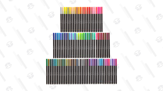 KingArt PRO Twin-Tip 96-Color Marker Set with 8"x10" 60 Sheet Mixed Media Pad